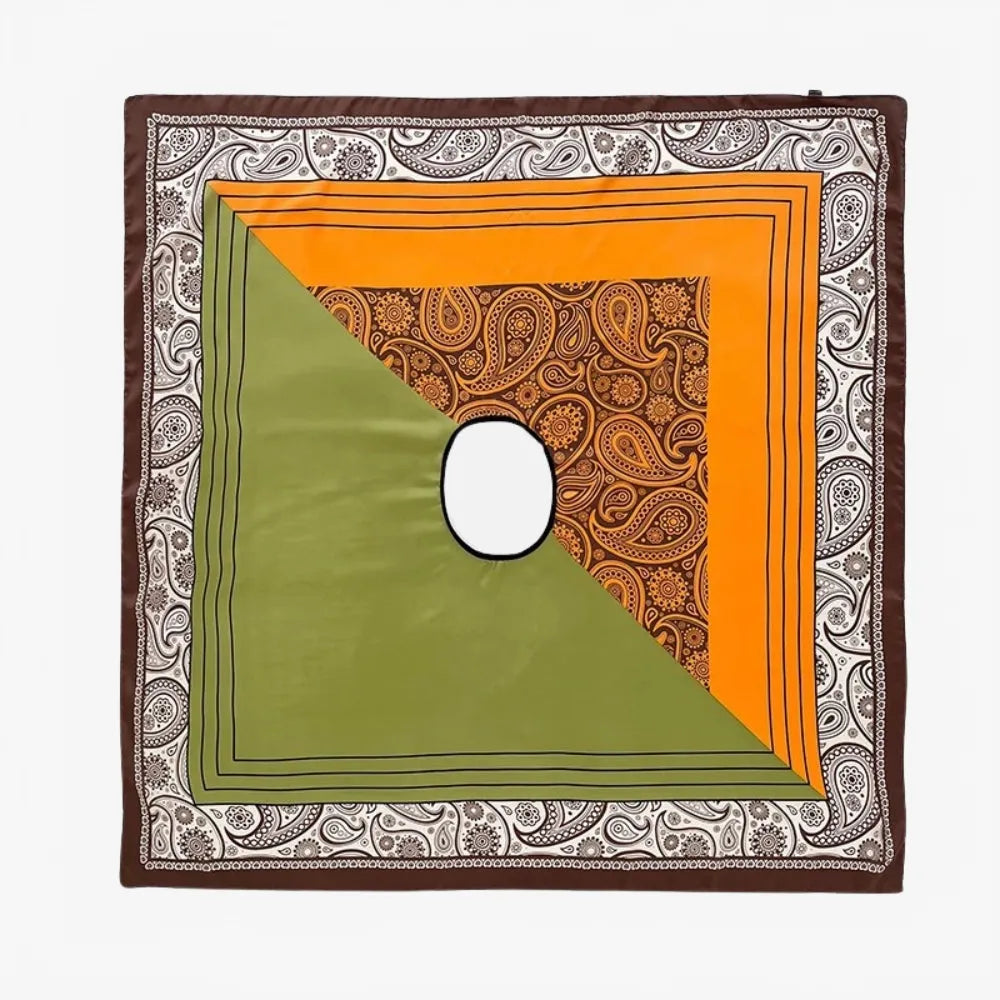Poncho féminin élégant motif bandana style léger-Poncho Passion