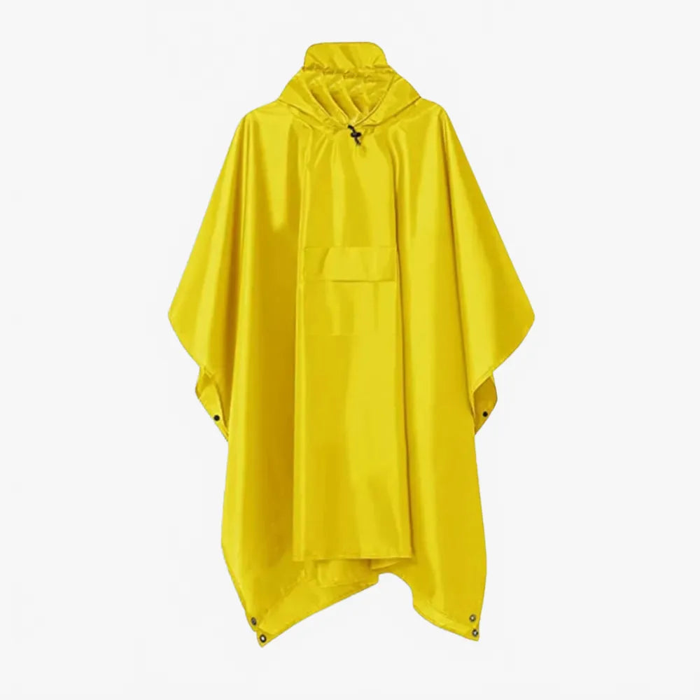 Poncho imperméable jaune pour sorties en plein air-Poncho Passion