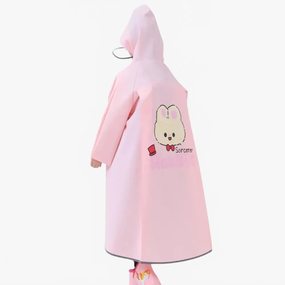 Poncho imperméable lapin pour enfant extérieur coloré-Poncho Passion