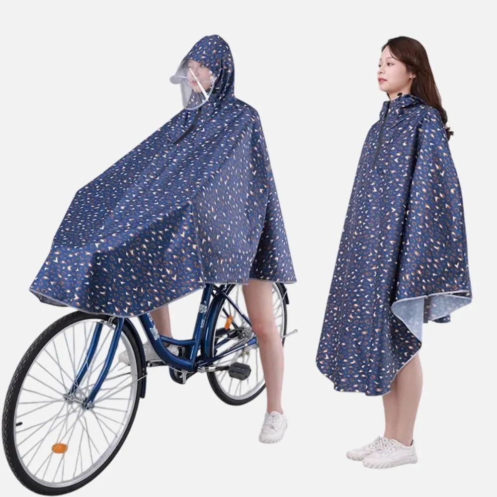 Poncho imperméable pour cycliste pluie urbain-Poncho Passion