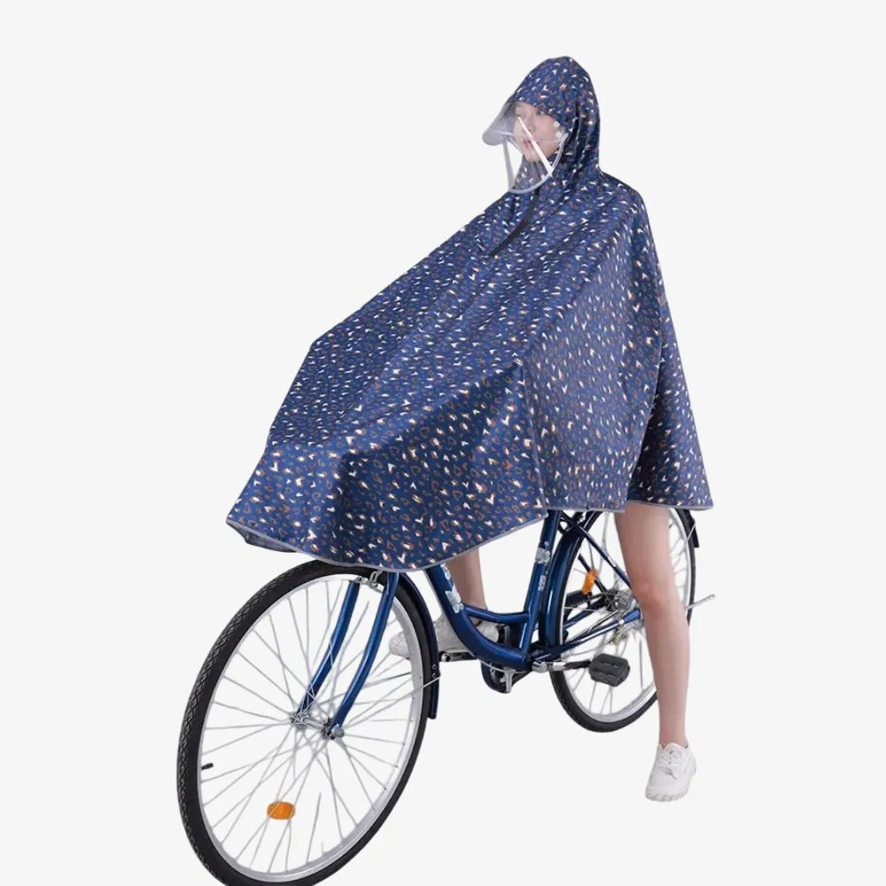 Poncho imperméable pour cycliste pluie urbain-Poncho Passion
