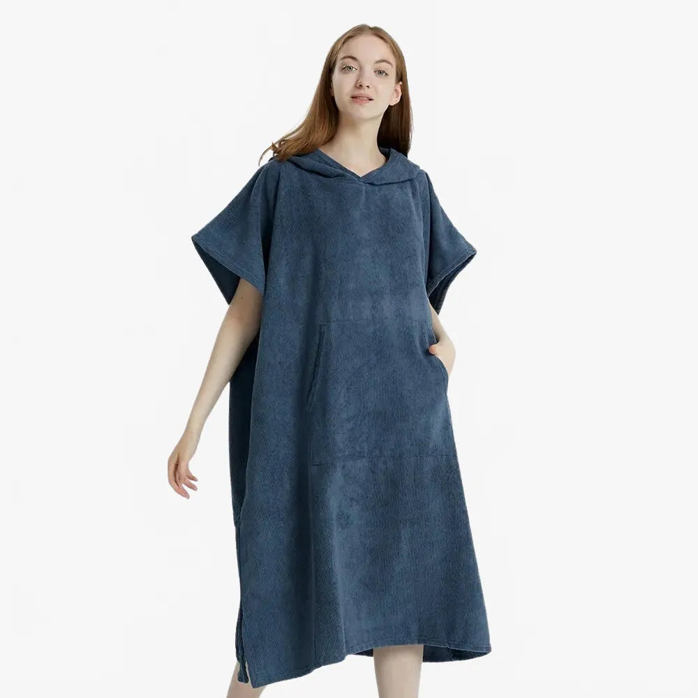 Poncho léger et absorbant pour femme-Poncho Passion