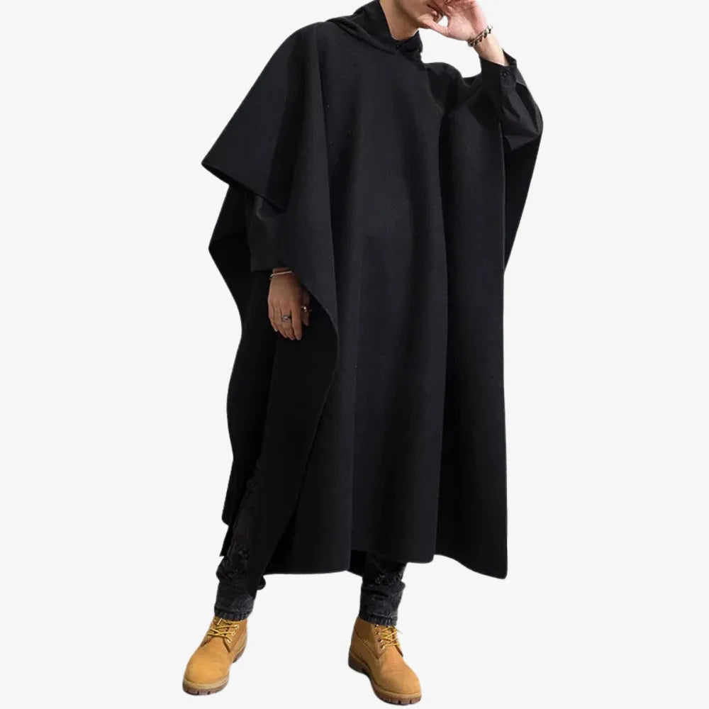 Poncho long élégant pour homme-Poncho Passion