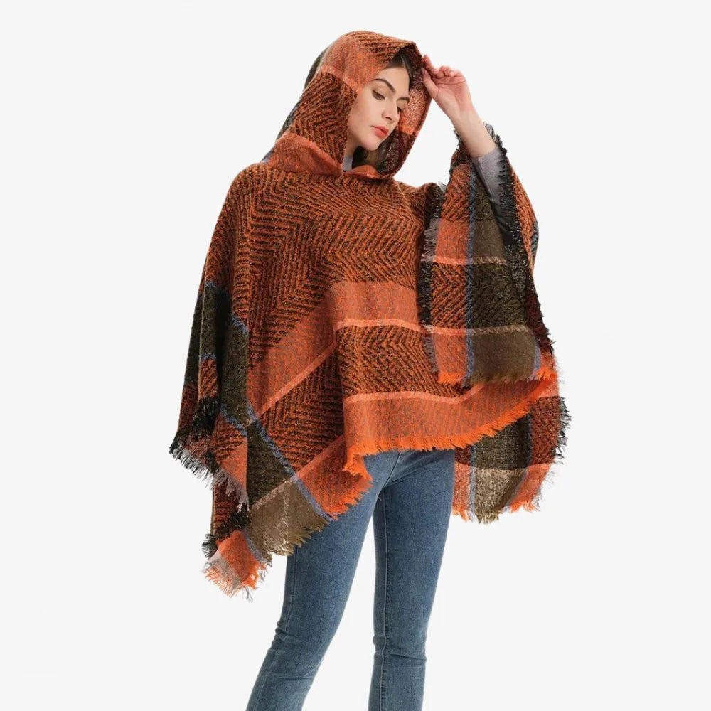 Poncho lumineux pour femme automne hiver-Poncho Passion
