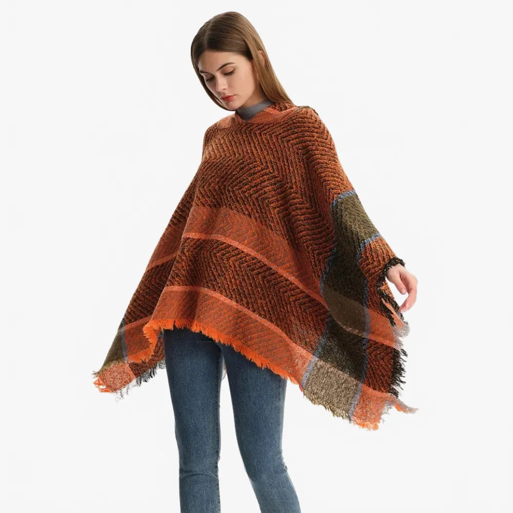 Poncho lumineux pour femme automne hiver-Poncho Passion