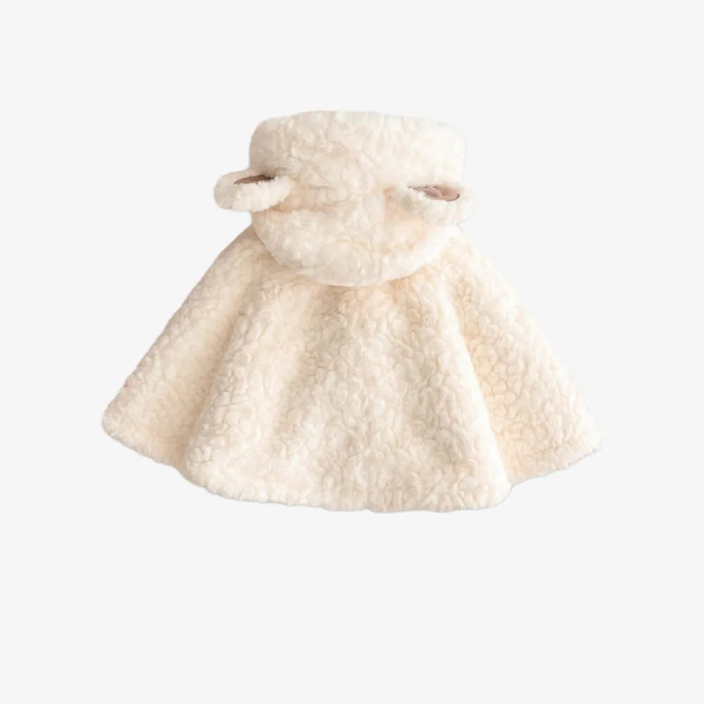 Poncho mignon ourson pour bébé hiver douillet-Poncho Passion