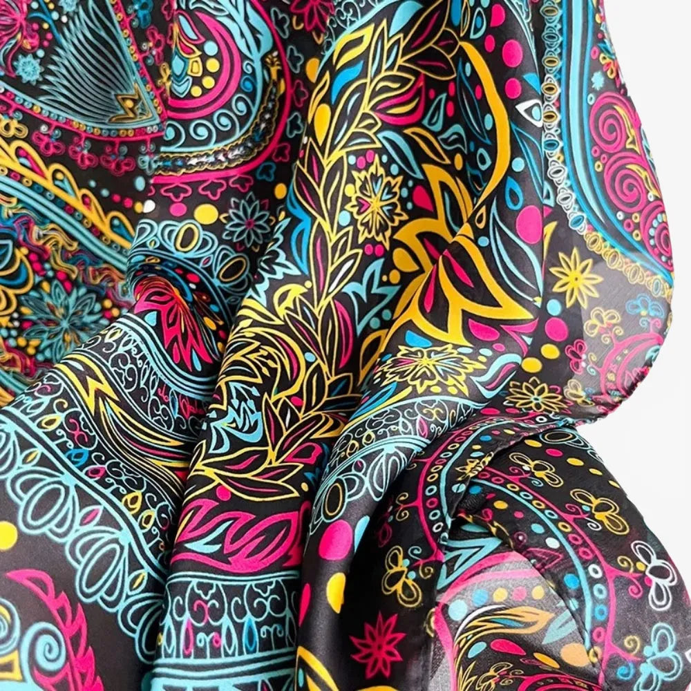 Poncho multicolore léger pour femme tendance-Poncho Passion