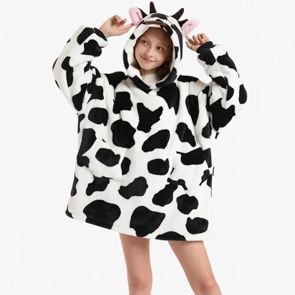 Poncho original motif vache pour toutes saisons-Poncho Passion