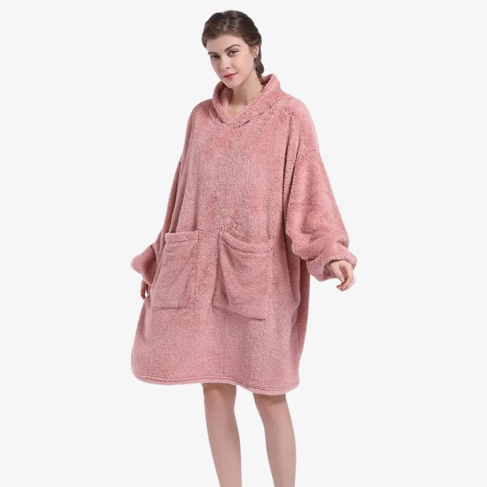 Poncho plaid confortable pour femme-Poncho Passion