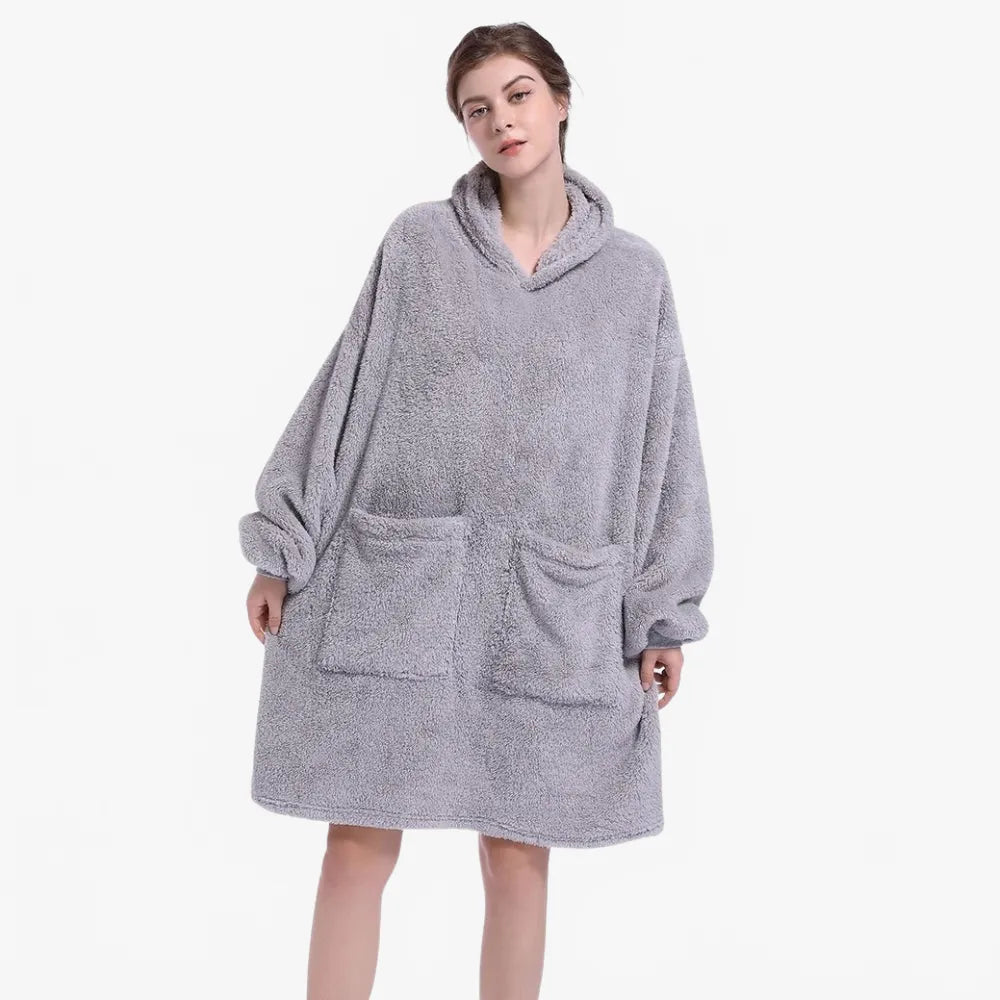 Poncho plaid confortable pour femme-Poncho Passion