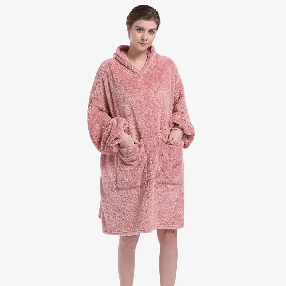 Poncho plaid confortable pour femme-Poncho Passion