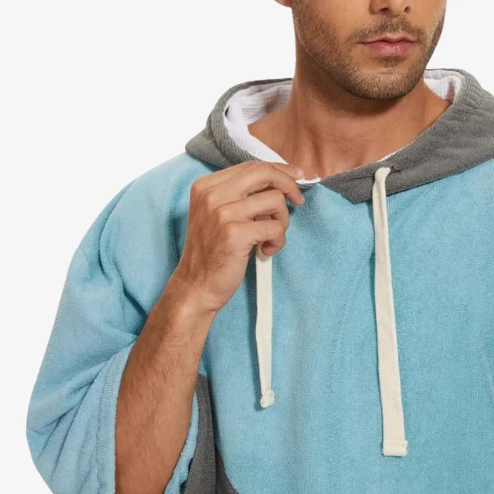 Poncho serviette absorbante unisexe pour la plage-Poncho Passion