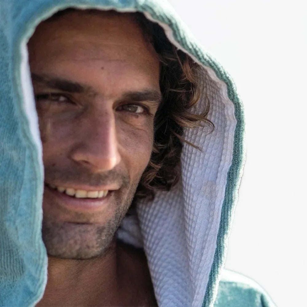 Poncho serviette absorbante unisexe pour la plage-Poncho Passion