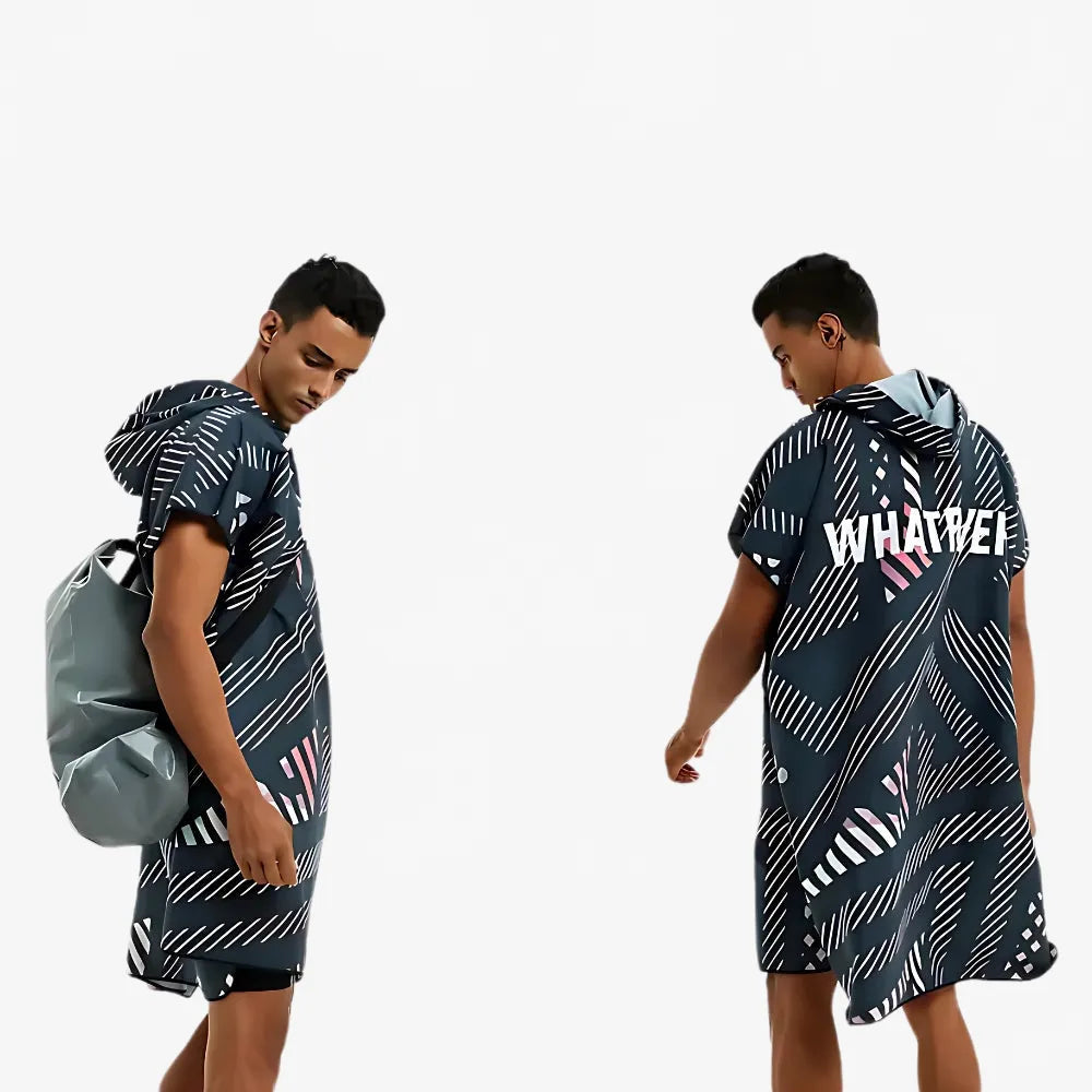 Poncho surf absorbant unisexe pour plage et piscine-Poncho Passion