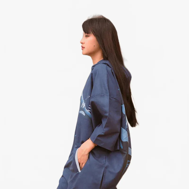 Poncho surf manches longues pour plage et détente-Poncho Passion