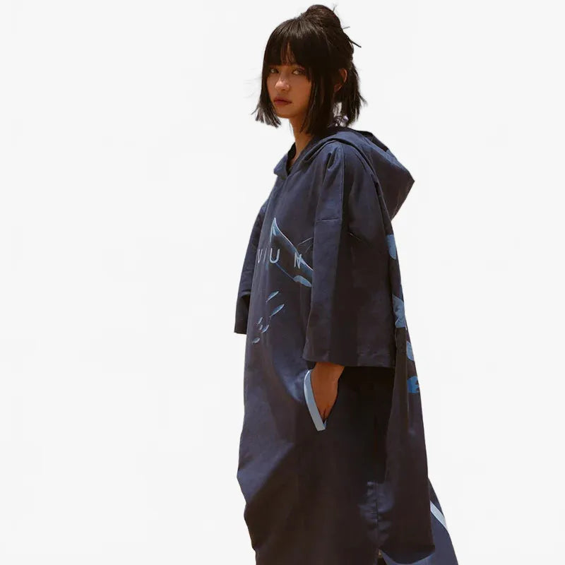 Poncho surf manches longues pour plage et détente-Poncho Passion