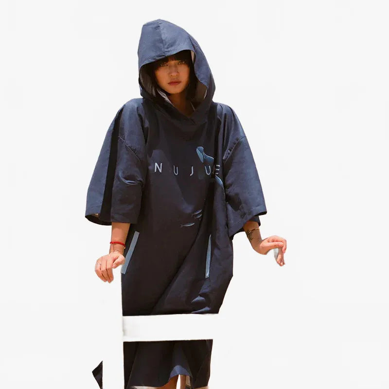 Poncho surf manches longues pour plage et détente-Poncho Passion