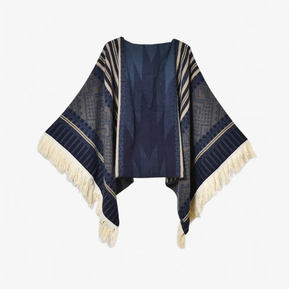 Poncho traditionnel péruvien coloré pour l'hiver-Poncho Passion