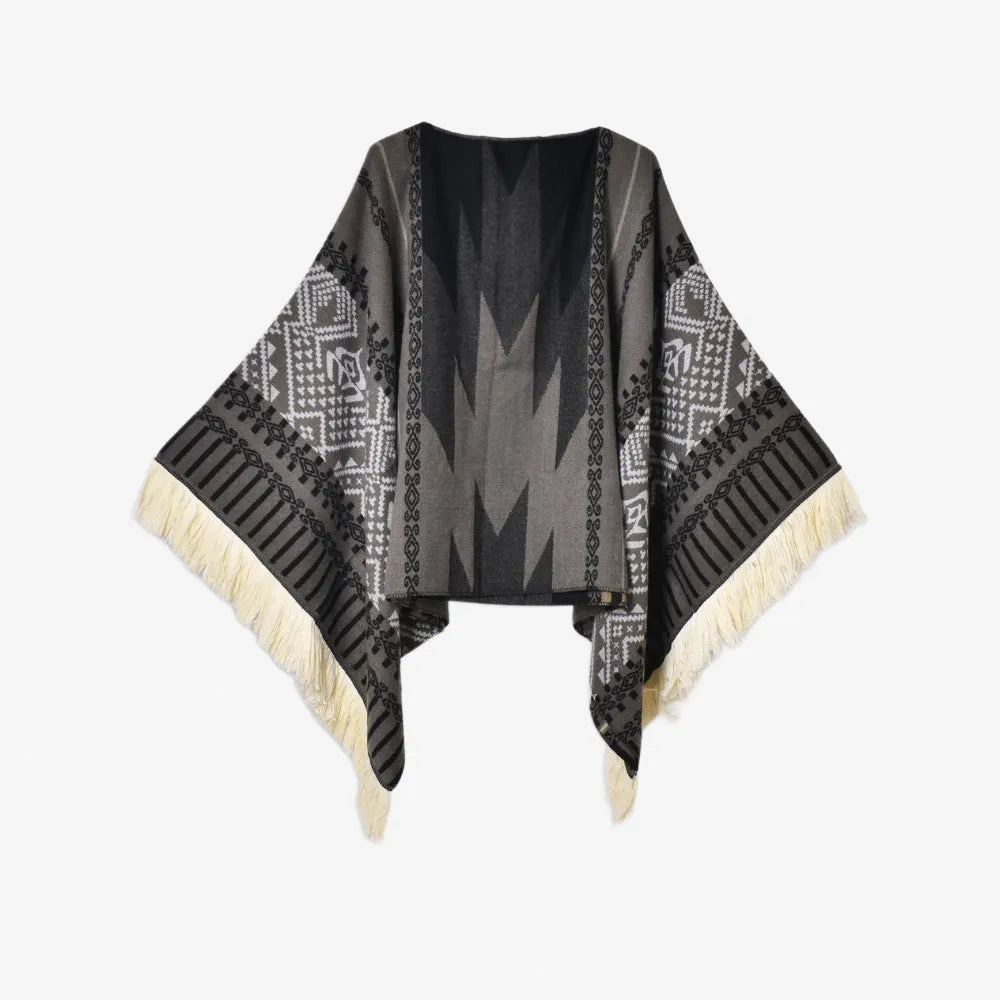 Poncho traditionnel péruvien coloré pour l'hiver-Poncho Passion