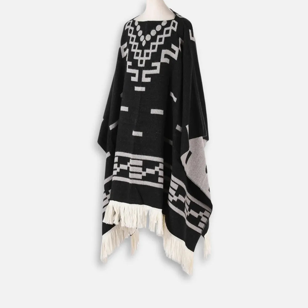 Poncho western élégant style cowboy pour toutes saisons-Poncho Passion