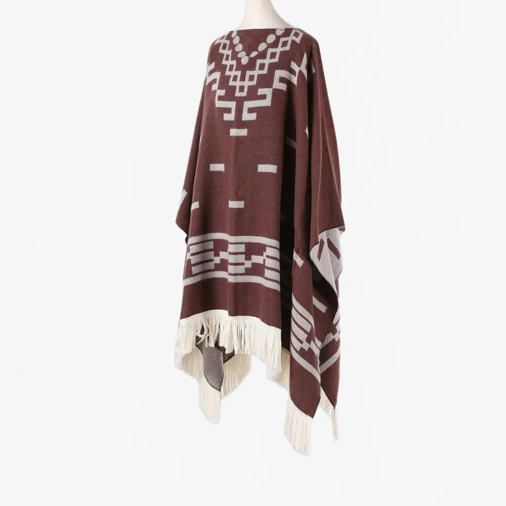 Poncho western élégant style cowboy pour toutes saisons-Poncho Passion